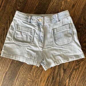 JACADI Paris Girls Cotton Denim Short 10
